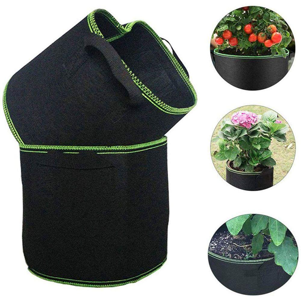Seed Farm Vegetable Container Potato Felt Plant Grow Bag 5/7/10 Gallon Flower Pot