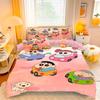 Мультяшный пододеяльник Crayon Shin-chan с наволочкой, милый комплект постельного белья для мальчика и девочки, домашняя спальня 2/3 шт.