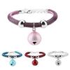 Creative Pets Necklace Cat Collar Dog Bell Collar Pet Cats Kitten Dog Puppy Lovely Nylon Necklaces Bells Collars Extension Chain