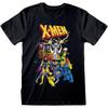 Унисекс футболка для взрослых X-Men с комиксами (L) (Черный_Желтый_Синий)