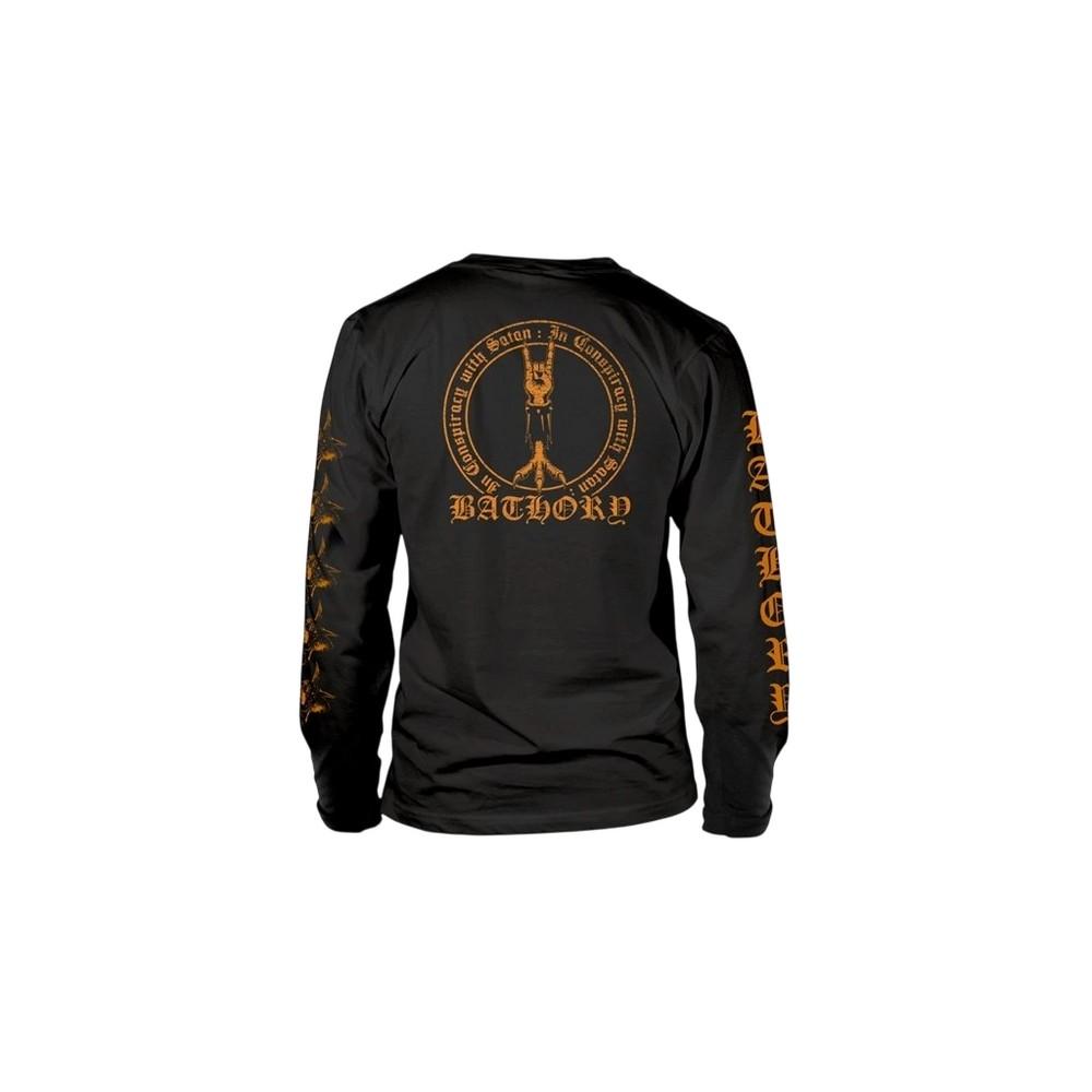 Bathory Mens In Conspiracy With Satan Long-Sleeved T-Shirt