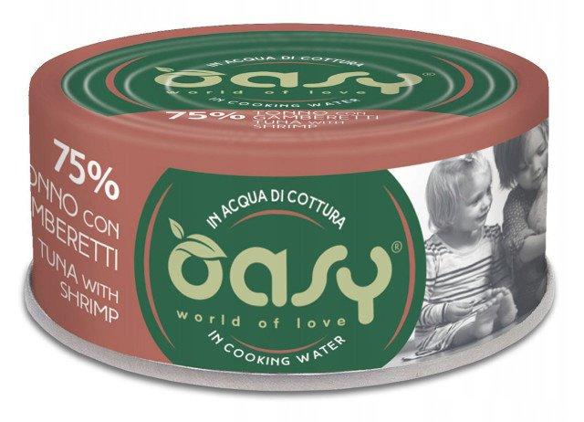 Oasy | More Love | Adult - Puszka 70G - Tuńczyk Z Krewetkami 70G