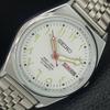 ВИНТАЖНЫЕ АВТОМАТИЧЕСКИЕ SEIKO 6309A ВОССТАНОВЛЕННЫЕ ЯПОНСКИЕ МУЖСКИЕ ЧАСЫ С БЕЛЫМ ЦИФЕРБЛАТОМ a442697-1