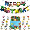 Birthday Party Decoration: Children's Letter Banner, Cake, Card, Balloon Set, Party Decoration Supplies