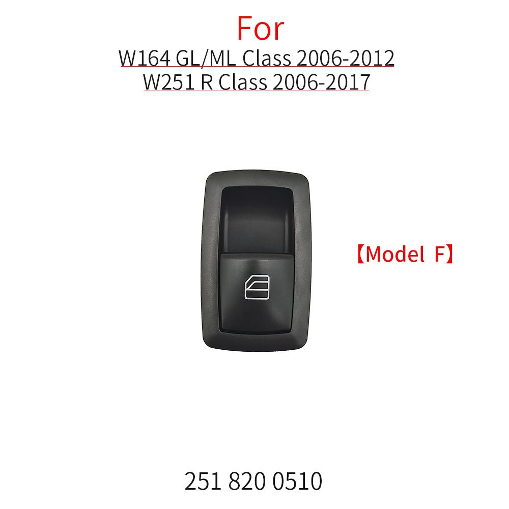 For Benz W164 W251 Car Electric Power Master Window Switch Replacement For Mercedes ML GL R Class R300 GL350 ML400 GL450 GL550