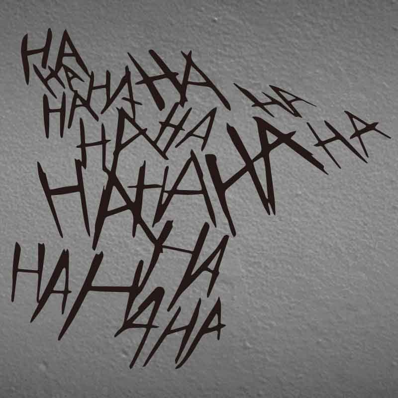 HAHAHA Джокер смеющийся мотоциклетный шлем наклейки водонепроницаемый топливный бак мотоцикла прочное украшение окна автомобиля забавные виниловые наклейки