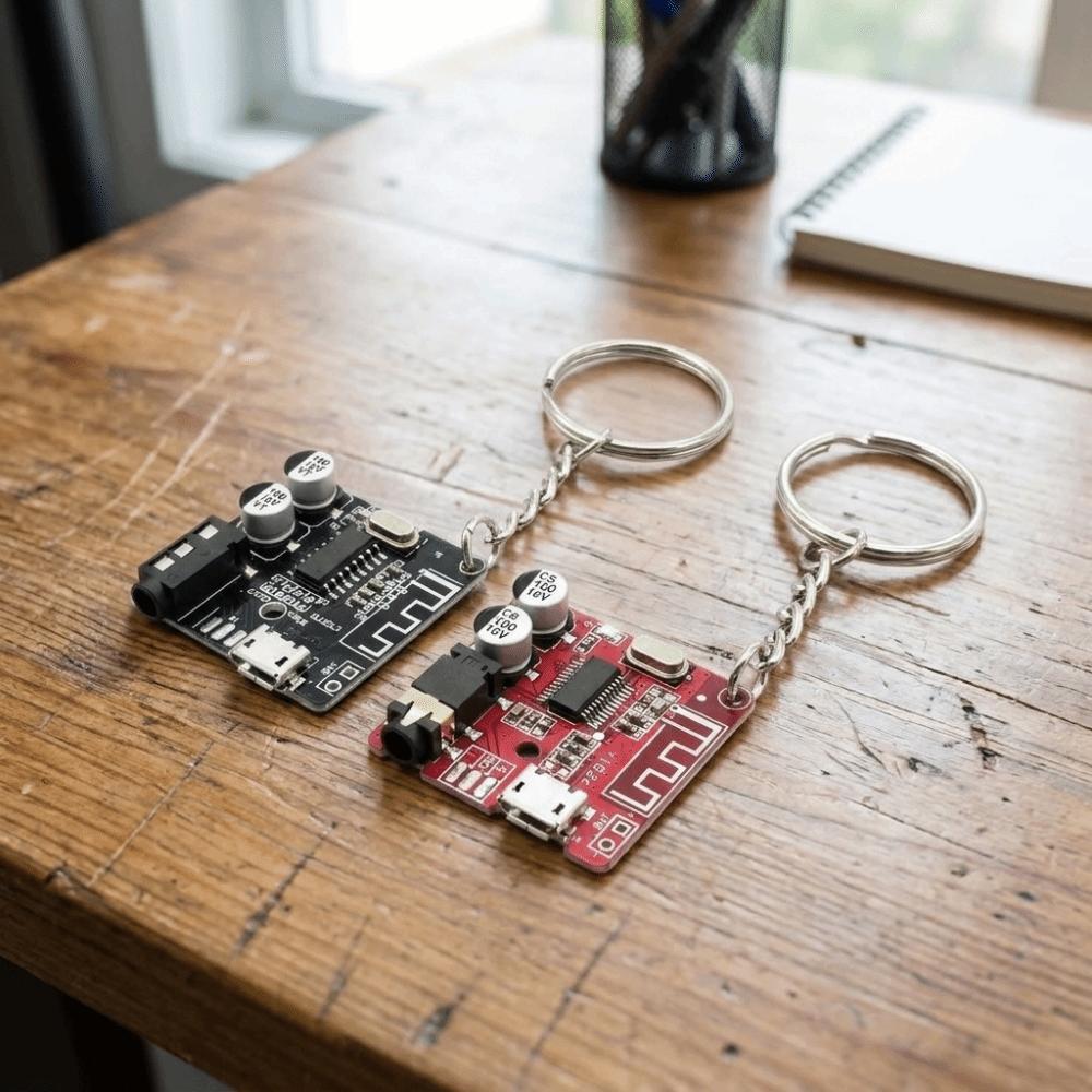 Sturdy Electronic Component Key Fob Personalized Tech Inspired Bag Keychain Fashion Accessories