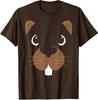 Funny Punxsutawney Phil Groundhog Face Happy Unisex T-Shirt