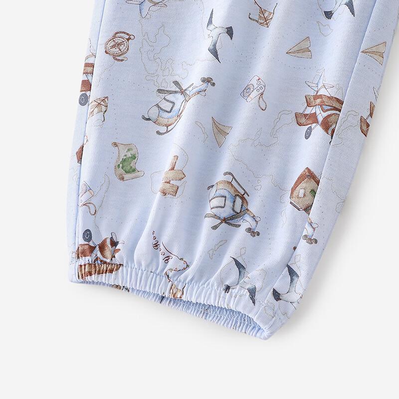 YEEHOO Kids' Cotton Anti-Mosquito Lantern Pants