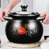 Керамический горшок-кастрюля Yalusen черный и красный