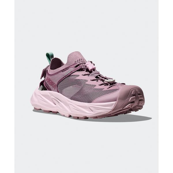 HOKA One One Hopara 2 Удобная Прочная Обувь для Ручьев Женская Обувь Светло-Фиолетовая 1147670-FCC