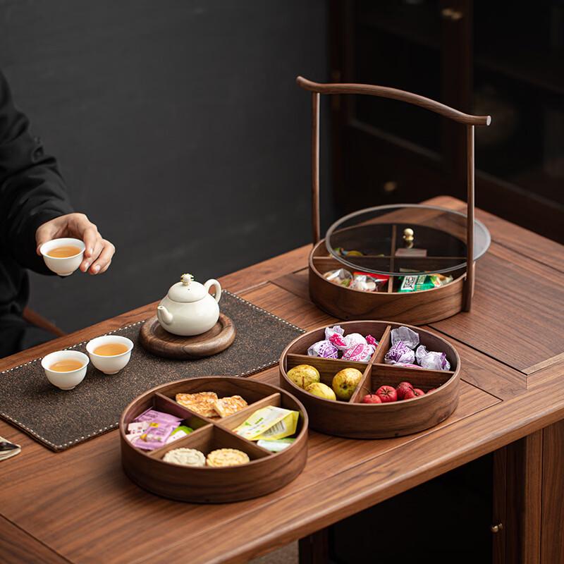 North American Black Walnut Three-Tier Food Container