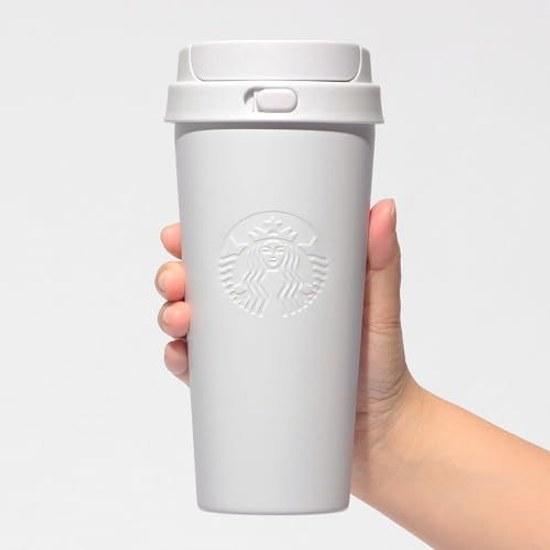Starbucks Staba Перерабатываемый Нержавеющая сталь TOGO Логотип Термокружка Матовый белый 473мл (Модель 2026 года (473))
