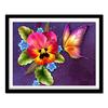 Diamond Painting Flower Diy Diamond Embroidery Rhinestone Needlework Pictures Crystals Home Decor
