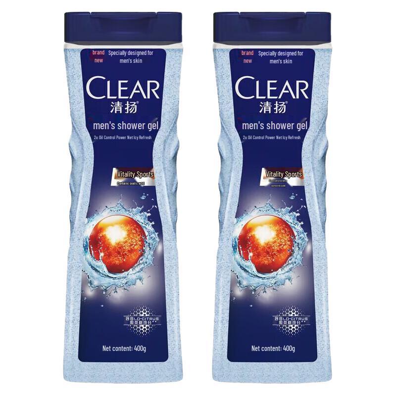 Гель для душа Clear Men Балансирующий контроль жирности Активный спорт