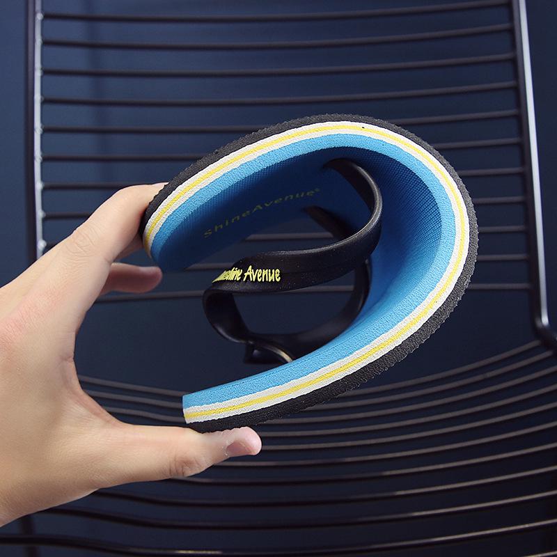 Летние новые трендовые шлепанцы мужские тапочки персонализированные уличные повседневные нескользящие угловые пляжные туфли сандалии