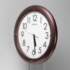 Seiko Clock Wall Clock Analog Brown Metallic KX621B