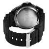 Montre - Q&amp;Q - V30A-004VY - Boîtier 43 mm - Étanchéité 10 bar - Bracelet résine noir