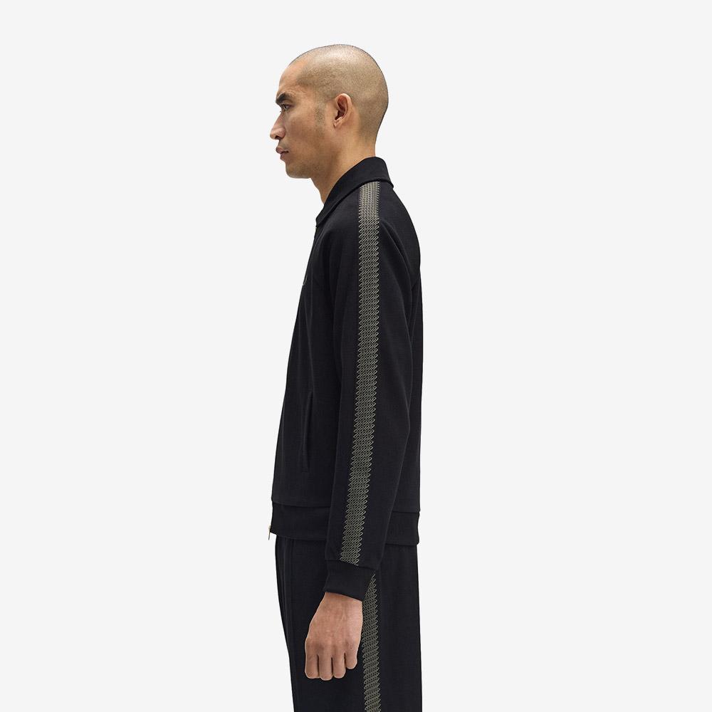 Fred Perry [Sharp] Tennis Grip Tape Track Jacket - Black Afpm2531318-102