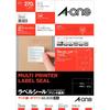 A-One Label Sticker Address Label Paper Rounded Corners 18 Pages 15 Sheets 28466