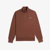 Fred Perry [базовый] Толстовка с застежкой-молнией на половину длины, цвет виски-коричневый Afpm2433574 W52