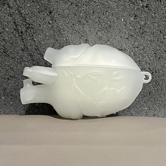 Чехол для наушников Red Heart для Airpods Pro 3D Liquid Silica Gel Cover Anti-Drop Wireless Earphone Protective Case Противоударный силиконовый чехол