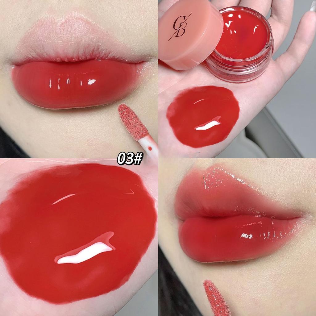Canned Jam Lip Gloss, Moisturizing, Water-glossy Mirror Surface, Tender Lips, Long-lasting Makeup, Not Easy To Stick To the Cup of Lipstick