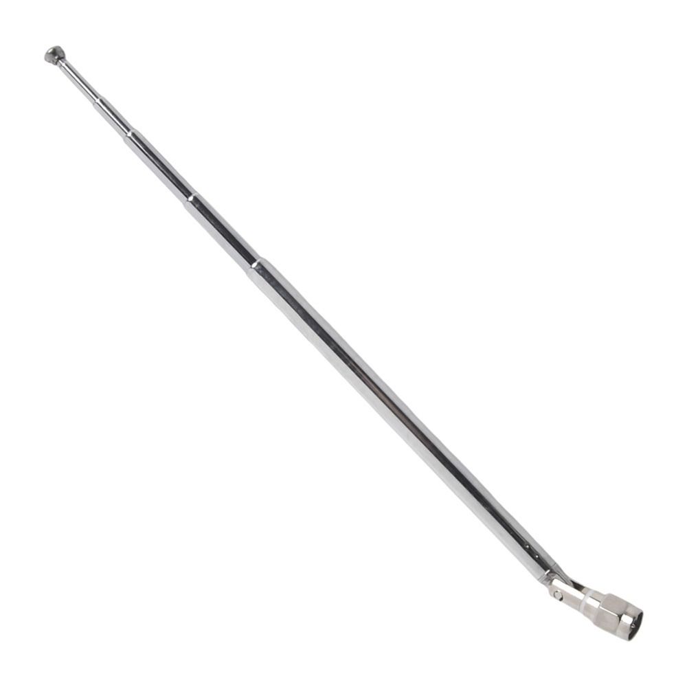 1Pcs 7104 7120 Telescopic Antenna SMA Male Connector Antenna Rod for Radio TV Replacement