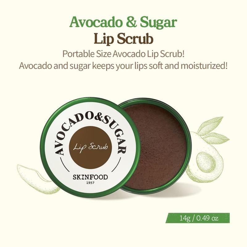 SKINFOOD - Avocado & Sugar Lip Scrub