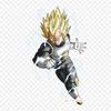 Patches For Clothes Bag Iron On Thermal Stickers Super Saiyan Dragonball Z Goku Vegeta Pattern Washable Heat Transfer