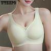 Seamless Lingerie Women's Gathering Thin Bra Adjustable Accessory Breast Anti Sagging Sports Sleep Bra