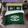 Hibernian FC Themed Bedding 3Pcs Duvet Cover Set Decorative Bed Linen For Teen Room Home Decoration