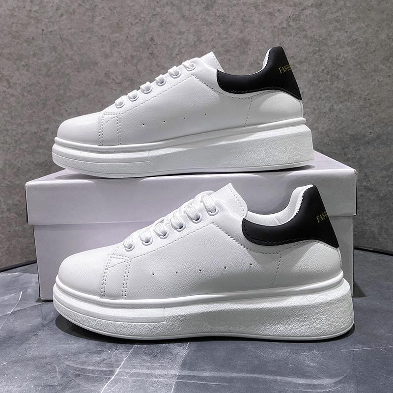 Fashion Outdoor White Men Casual Shoes Breathable Lightweight Couple Walking Running Sneakers Platform Sports Shoes Women Tennis Shoes
