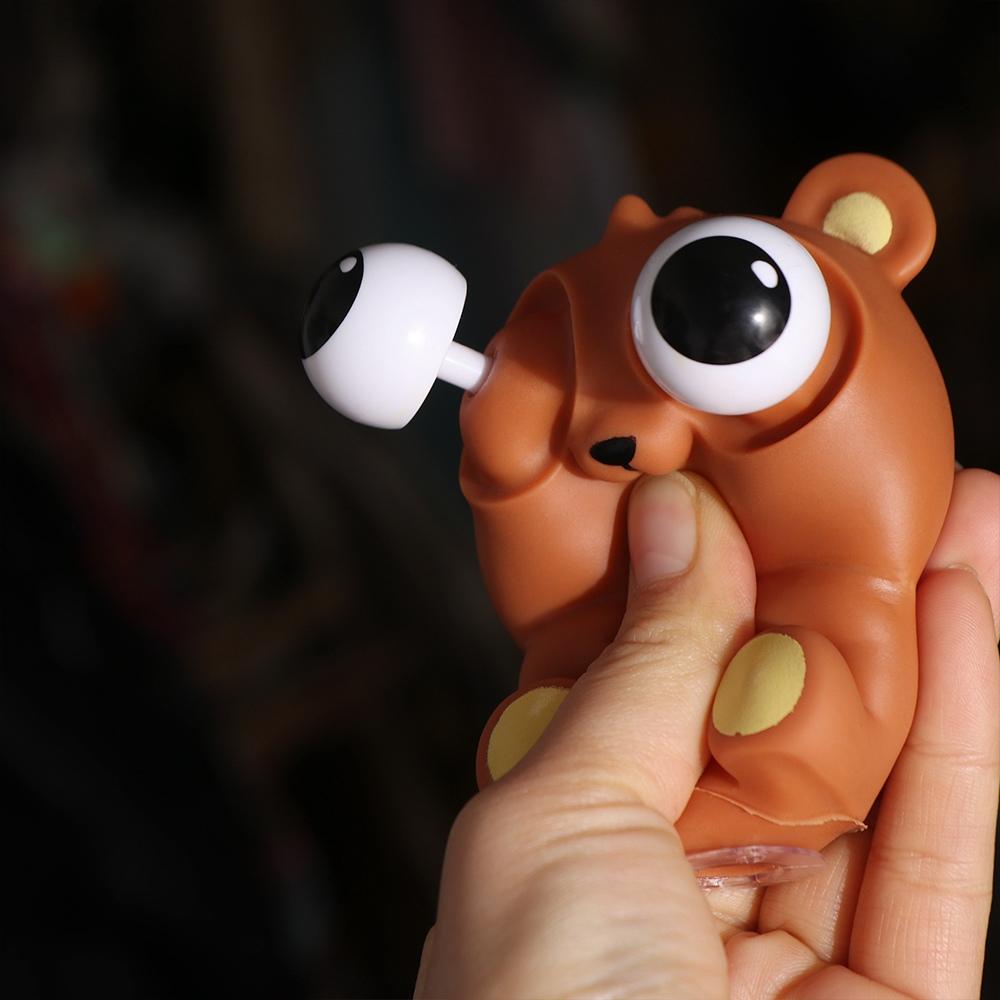 Slow Rebound Pop Eye Squeeze Sensory Toys Soft Puppy Squeeze Toy Duck Rabbit Fidget Toys Adult