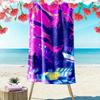The Girl and the Wolf 2D Flat Print Beach Towel, Large Soft Quick Dry Towel for Beach Camping Swimming.MSTJ0918558
