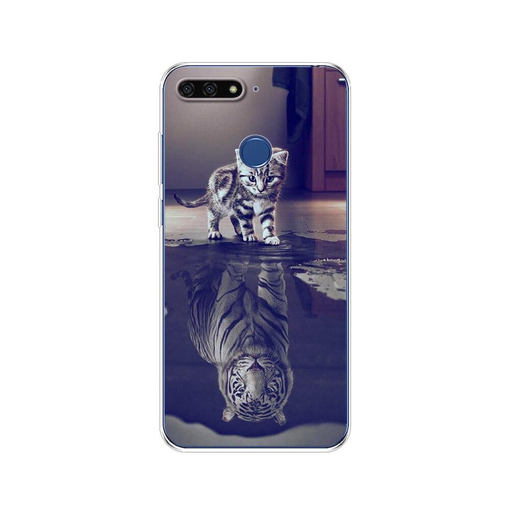 Для Huawei Honor 7C 5,7 дюймов чехол мягкий силиконовый чехол из ТПУ милый защитный чехол для телефона для Huawei Honor 7c Aum-L41 сумки