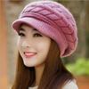 Autumn Winter Warm Hat Women Korean Trendy Cute Knitted Beanie Cap Street Fashion Ladies Hat