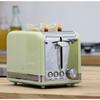 Retro Set Petit-Déjeuner Bouilloire 1,8L Grille-Pain 2 Tranches Micro-ondes 20L SWAN STRP2070GNEU 850W Vert 57973