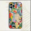 Чехол для телефона с картиной Анри Матисса Для iPhone 15,14,13,12,11,Pro,X,XS,Max,XR,Plus,Mini Мягкий Черный Чехол