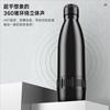 Двустенная вакуумная термокружка из нержавеющей стали 304 с Bluetooth-колонкой, 500 мл, портативная, для путешествий, для улицы