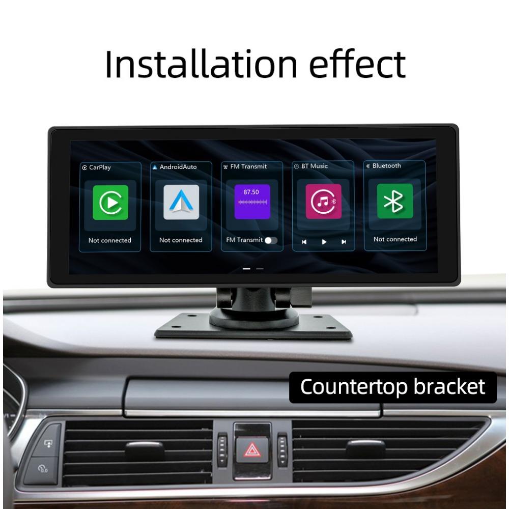 10.26 Inch 2024 Model B5303R-Portable Car MP5 Multi-function Navigation Carplay Car Music Built-in Audio Camera Driving Recorder
