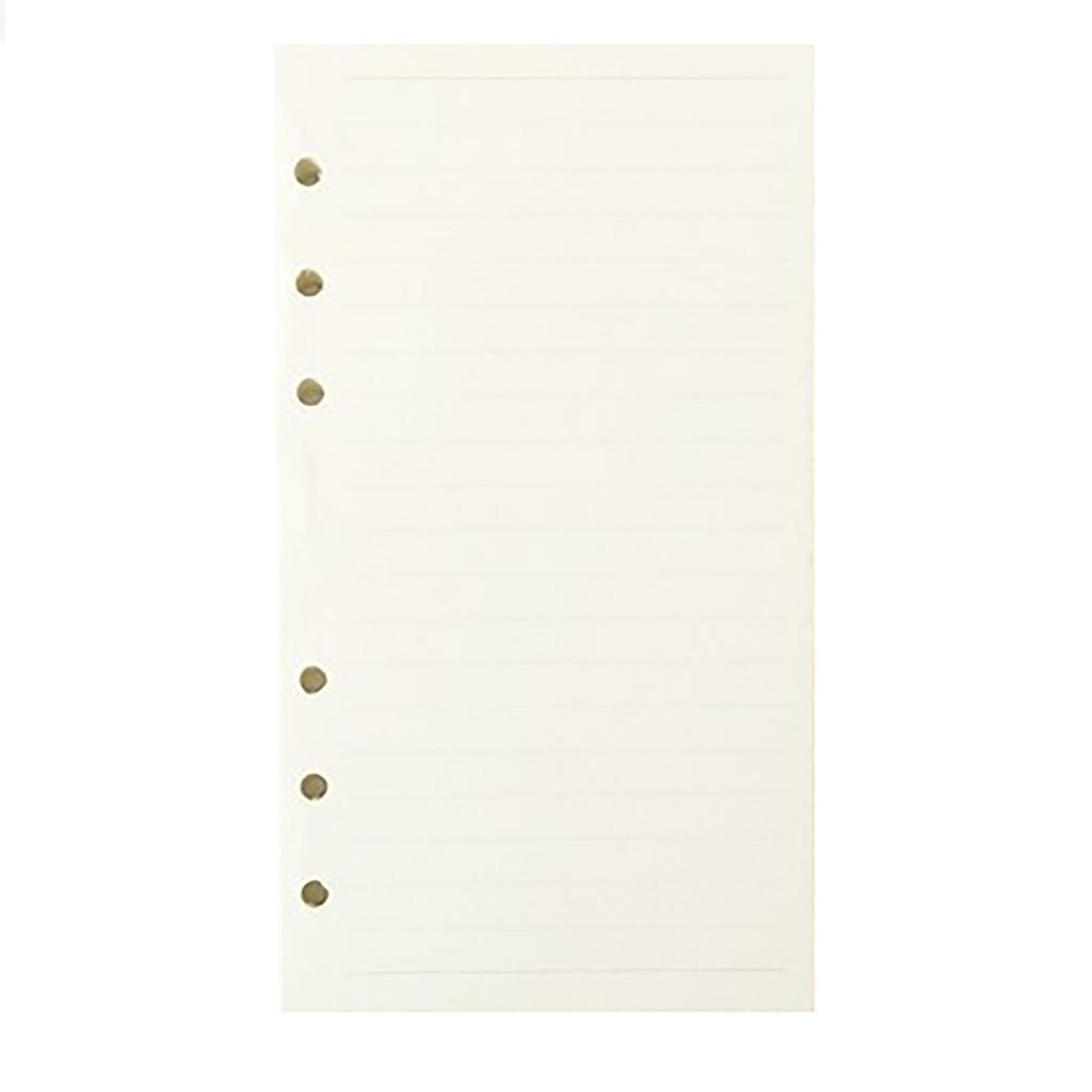 6 колец колледжа линованная бумага для письма, A6 планировщик вставки бумага сменный блок для A6 переплет блокнот журнал