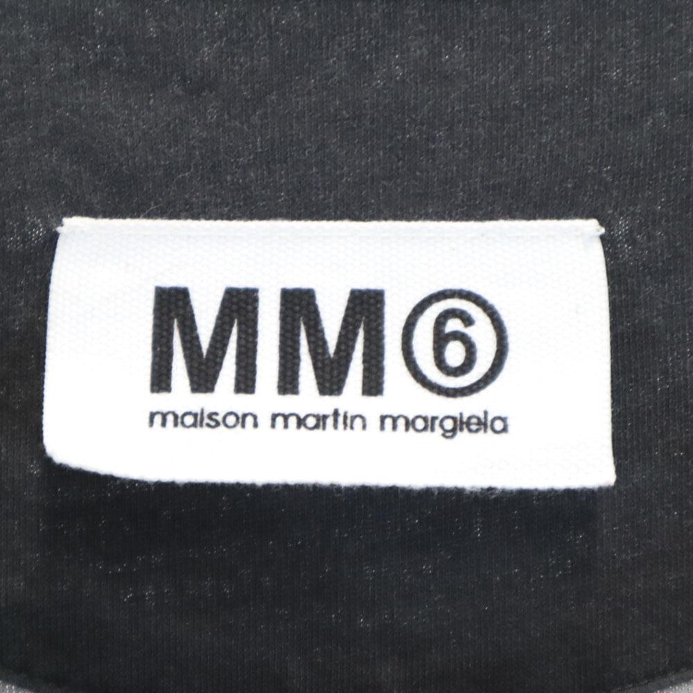 MM6 Short Sleeve Deformation T-shirt S Gray French Sleeve Women Used