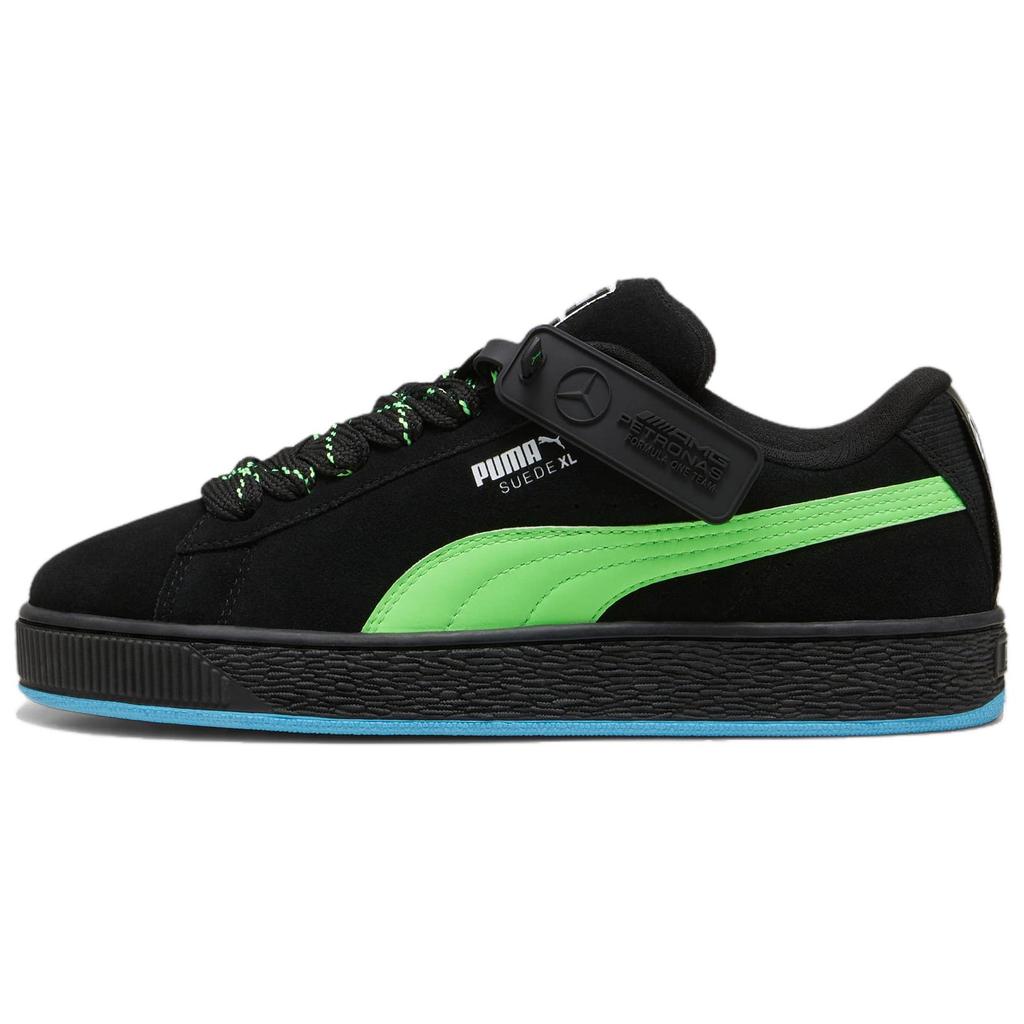 Puma Mercedes-AMG Petronas F1® Suede XL Neon Fashion Versatile Low-Top Sneakers Unisex Sneakers Black 308582-01