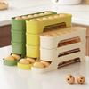 Large Capacity Automatic Egg Roller Slide Organizer Refrigerator Egg Storage Box  Kitchen