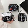 Чехол для Airpods 4 3 Pro 1 2 Pro2 Pro3 Чехлы для наушников Чехол Клавиатура Узор с буквами