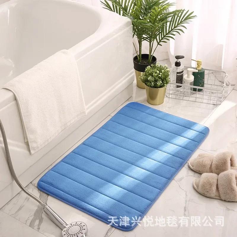 12 цветов домашний коврик для ванной комнаты супер впитывающий коврик для ванной комнаты мягкий пенный пол с эффектом памяти спальня туалет пол коврик для душа декор