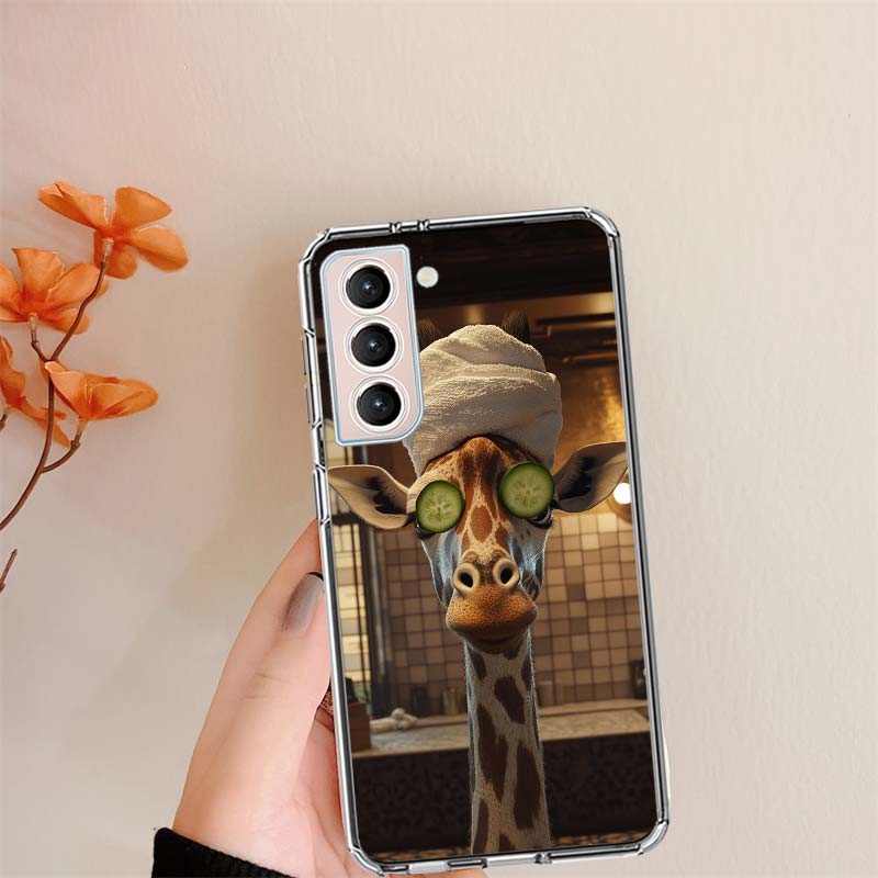 Giraffes Have Long Necks Phone Case For Samsung S24 S25Edge Galaxy S22 S25 Ultra S21 S23 FE S20 S10 Plus S10E Cover Shell Coque