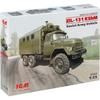 ICM 1/35 Советский командно-штабной автомобиль ЗиЛ-131 КШМ Пластиковая сборная модель (Неокрашенный)