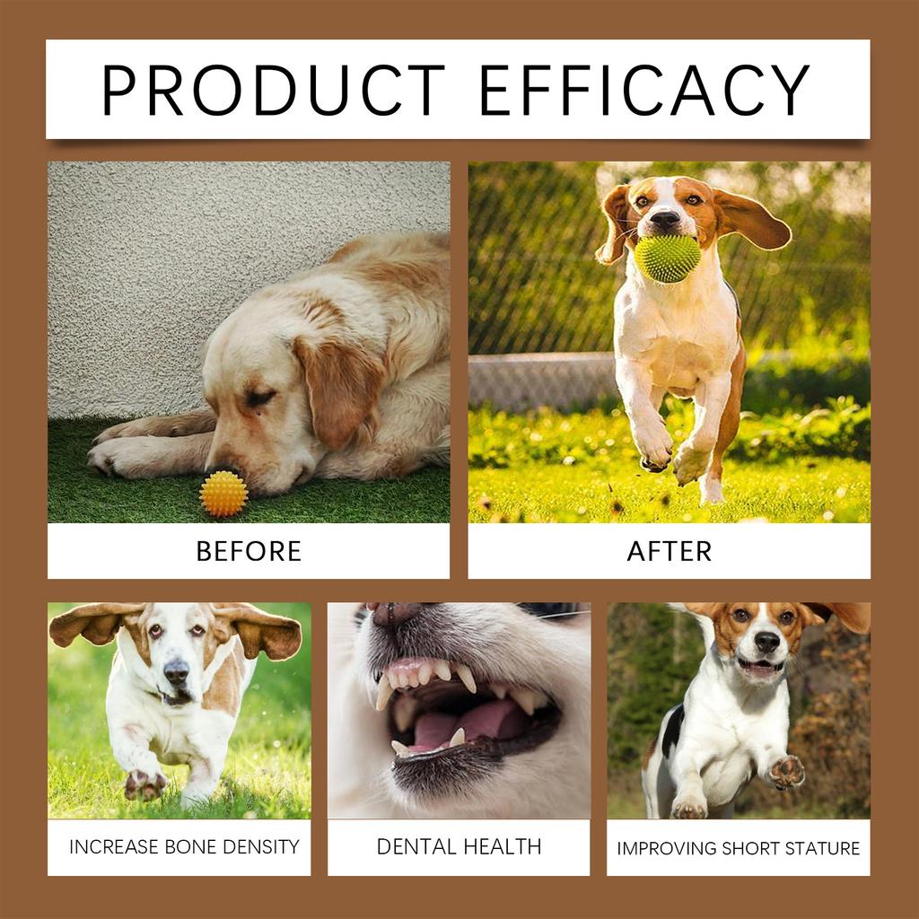 YEGBONG Calcium Phosphorus for Dogs Supplement, Provide Calcium for Puppies, Promote Healthy Dog Bones and Puppy Growth Rate, Dog Bone Supplement